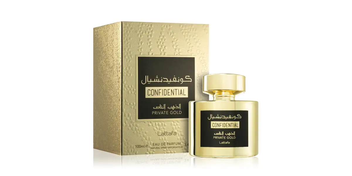 Lattafa Perfumes Confidential Private Gold fragrance